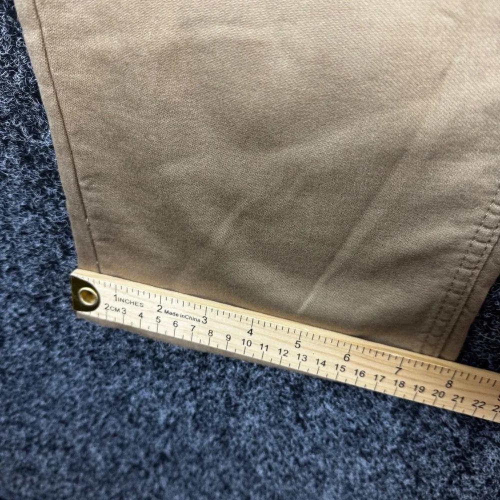 Banana Republic Mens 40x30 Khaki Chino Pants Straight Leg Tan Stretch Cotton